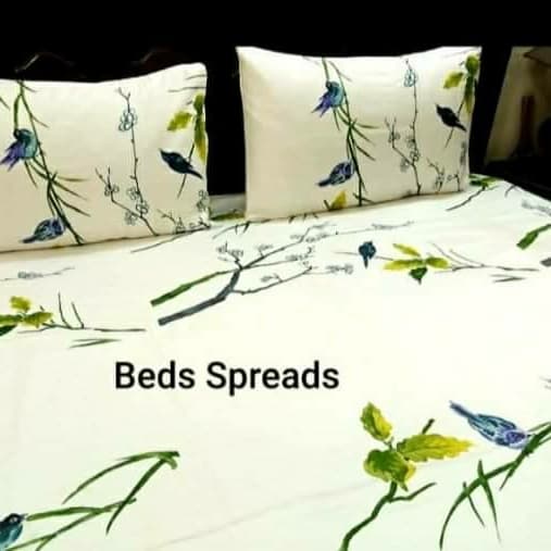 Birds Print Cotton Sateen