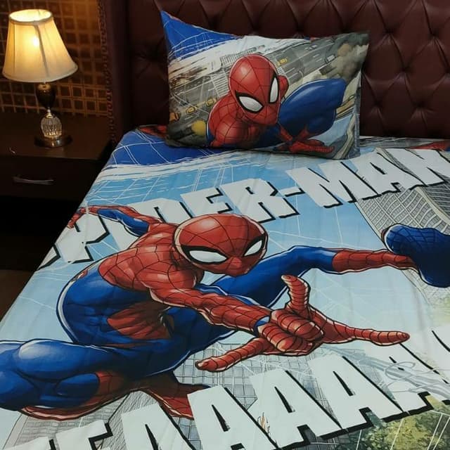 Spiderman Single Bedsheet NBJ