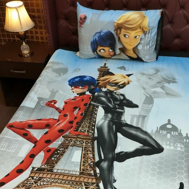 Miraculous Ladybug Superhero Bedsheet NBJ