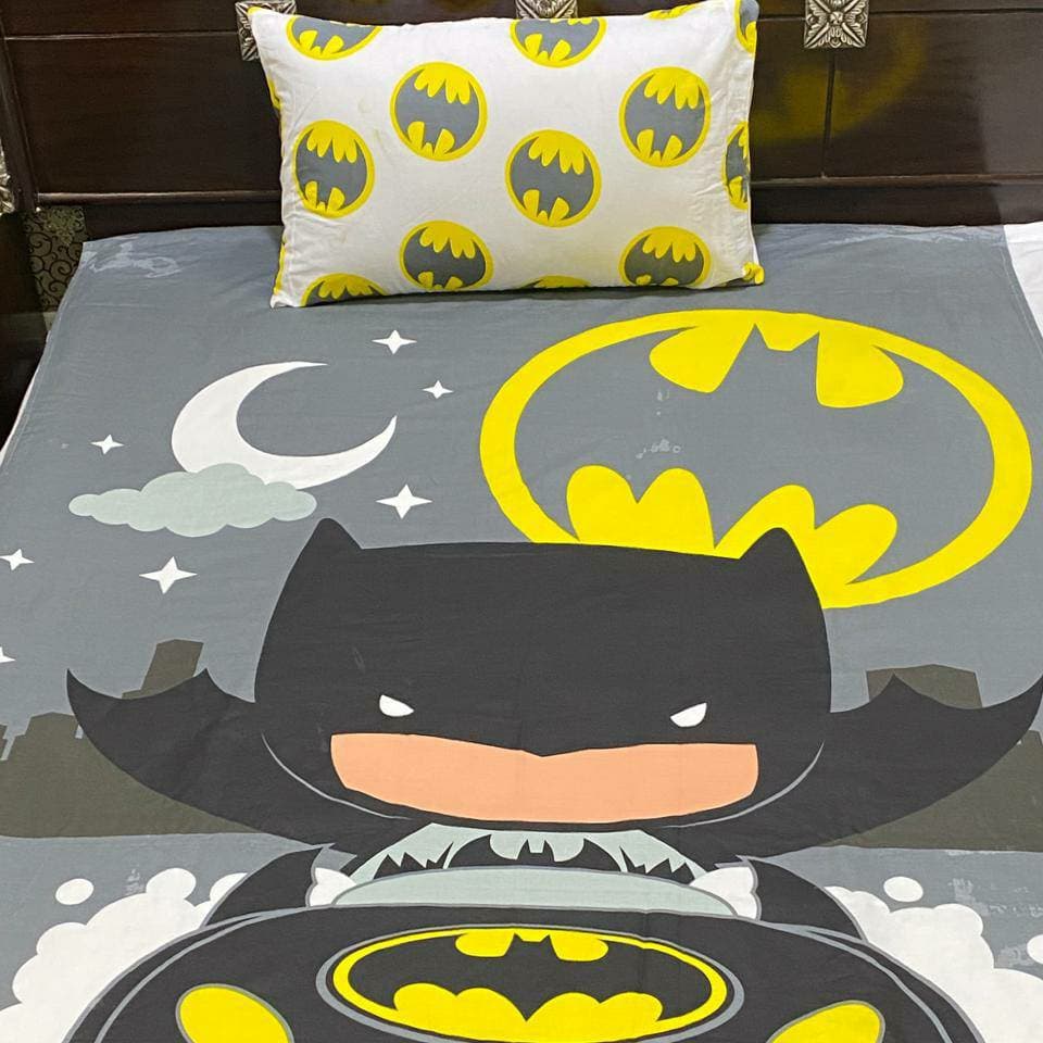 Baby Batman In Batmobile Bedsheet SBS