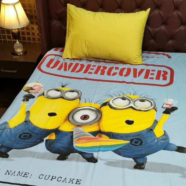 Undercover Minions Bedsheet NBJ