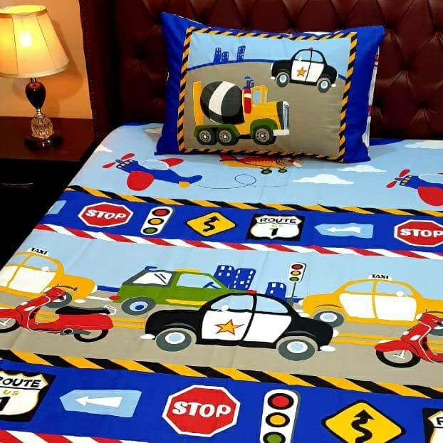 Police Car Bedsheet NBJ
