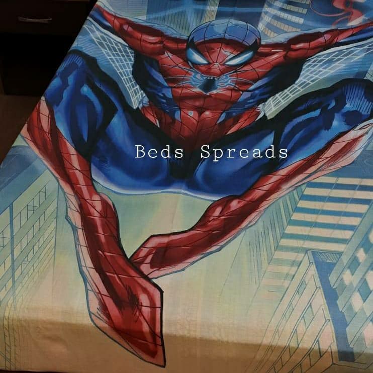 Spiderman New Costume Bedsheet NBJ