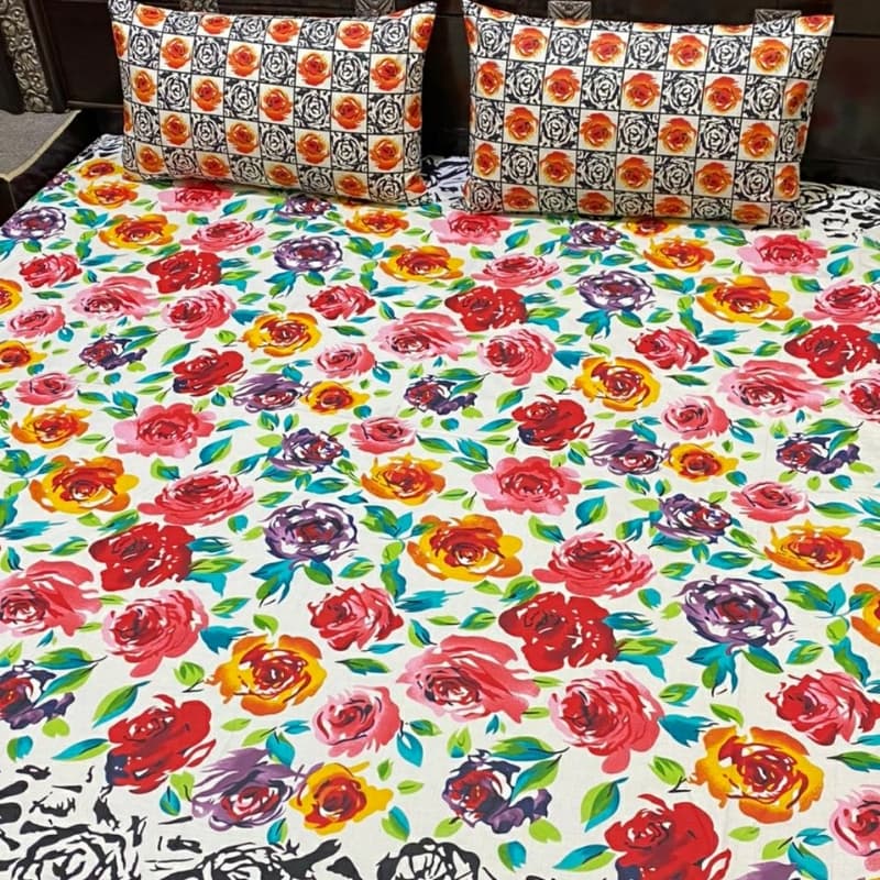 Roses n Roses bedsheet