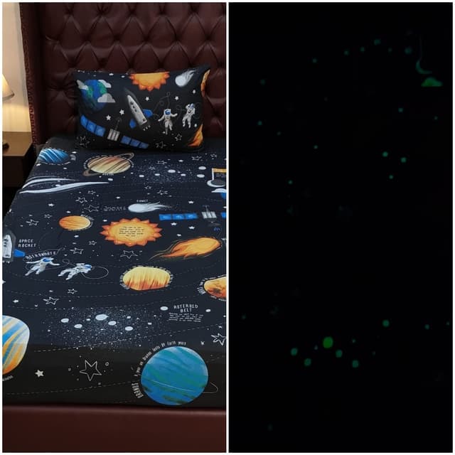 Glow Solar System Sheet Double