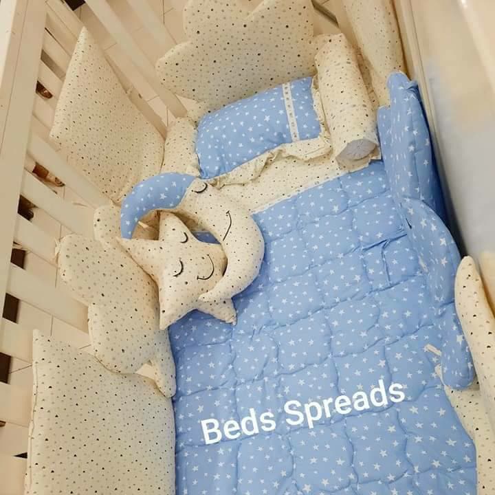 Cloud Moon Star Cot Set